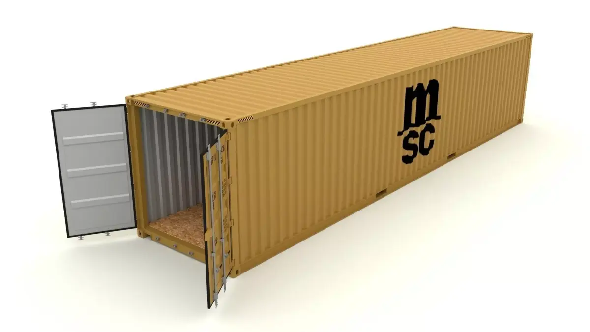Shipping Container MSC 3D model purchase