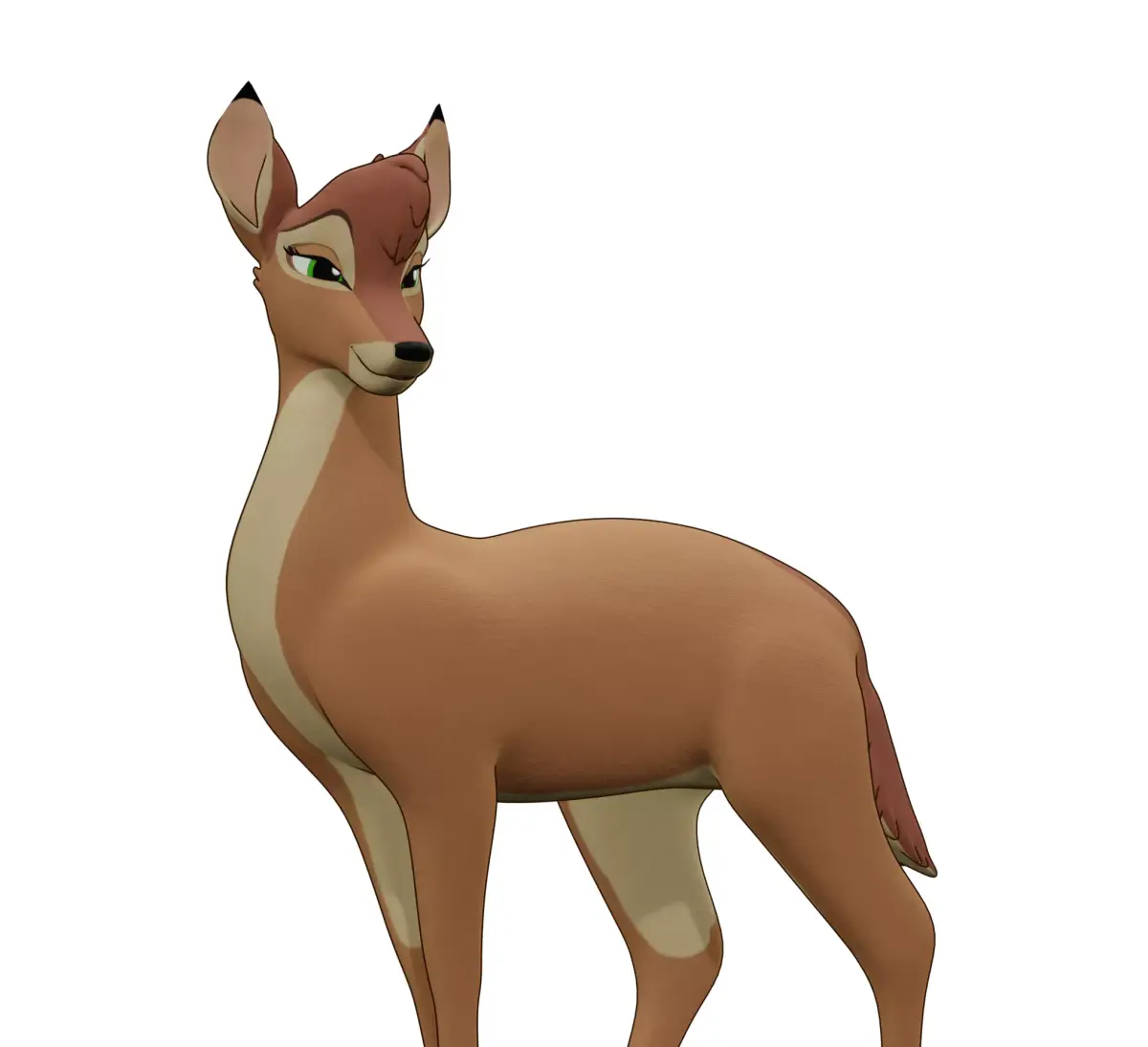 Lana the Doe Low-poly 3D model