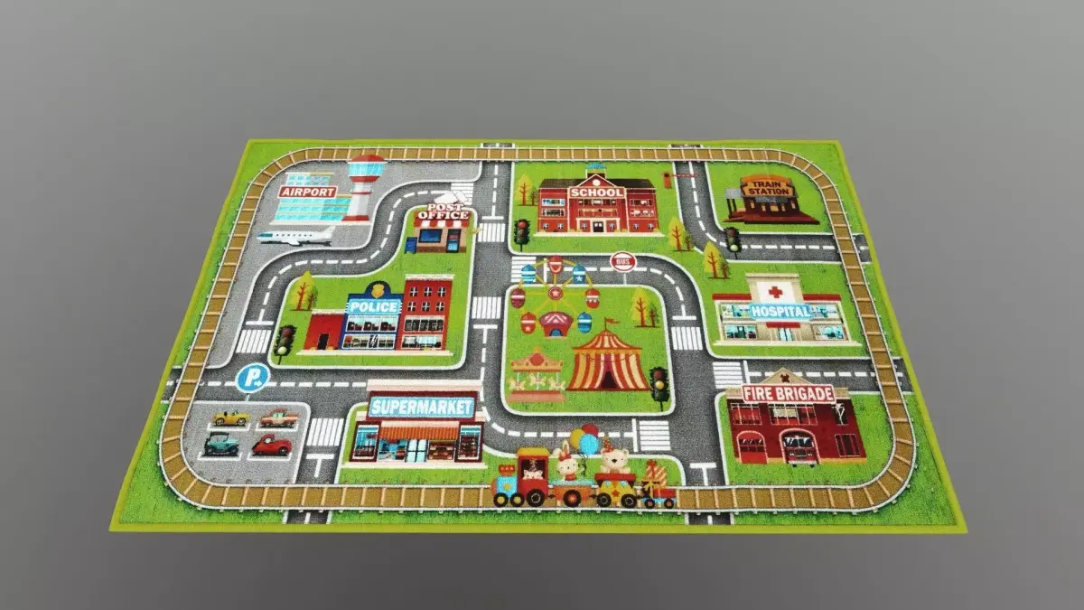 Kids Play Mat 3D model