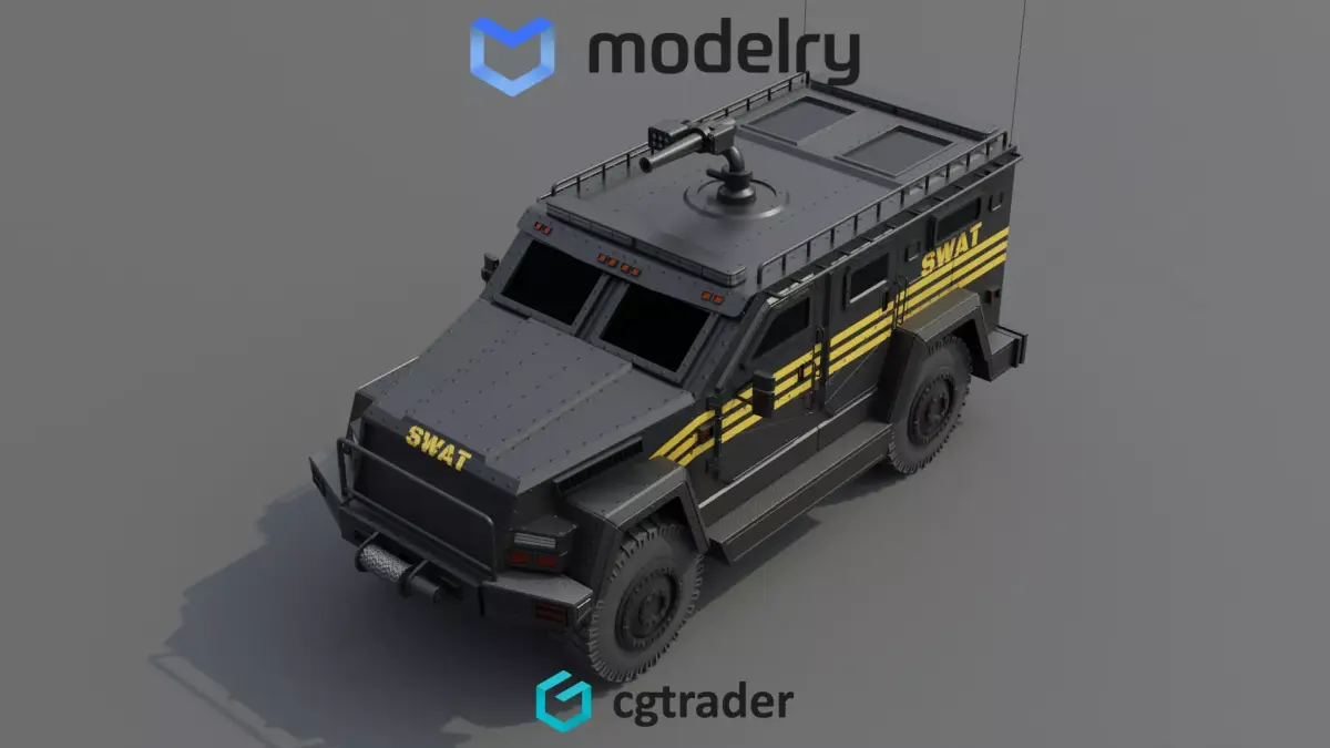 SWAT Vehicle 3D model purchase