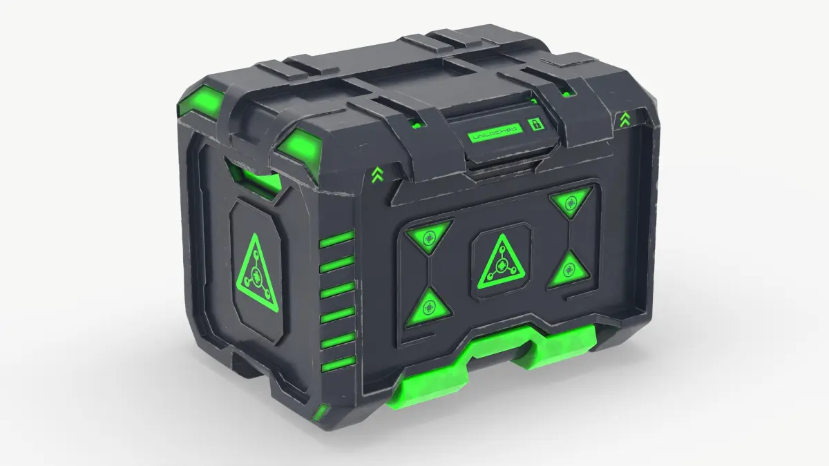 Sci-Fi Container 3D model get