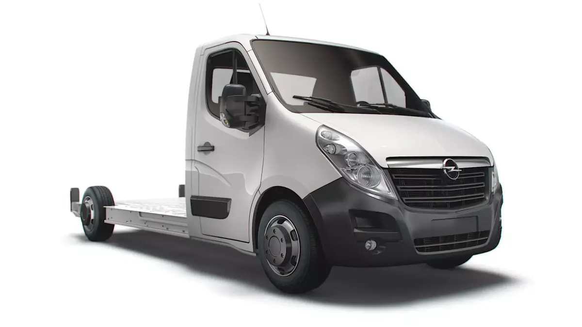 Opel Movano FWD LL35 L3H1 Platform Cab 2014 3D model