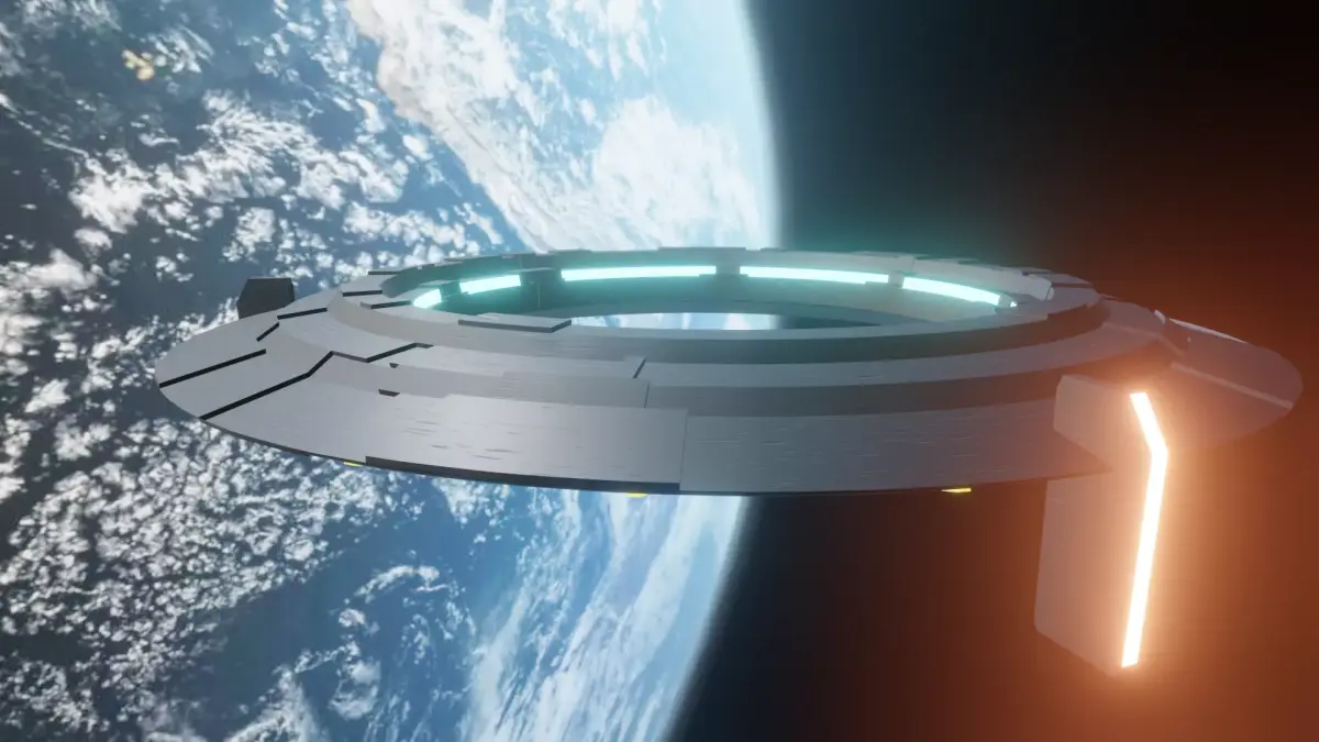 UFO model spaceship 3D model