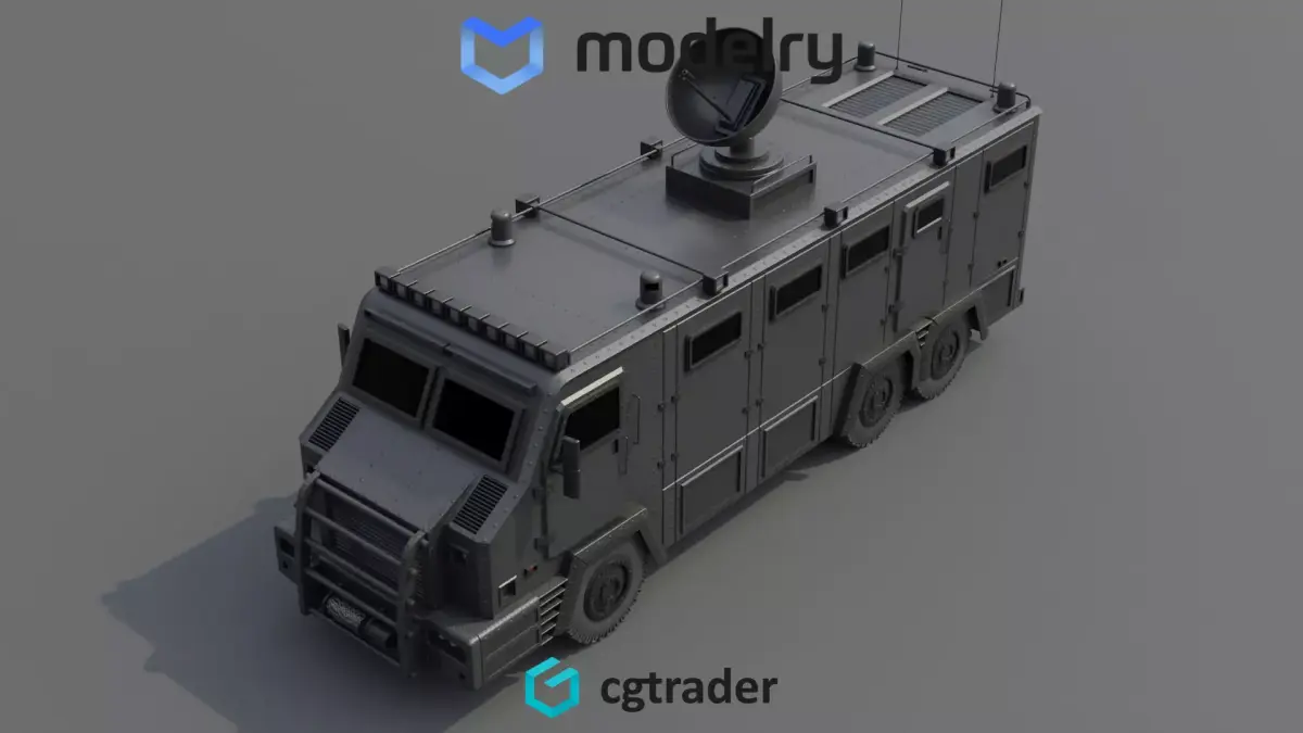 Mobile Command Center 3D model