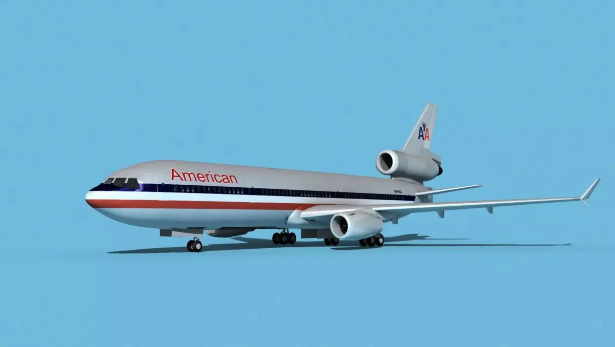McDonnell Douglas MD-11 American 3D model