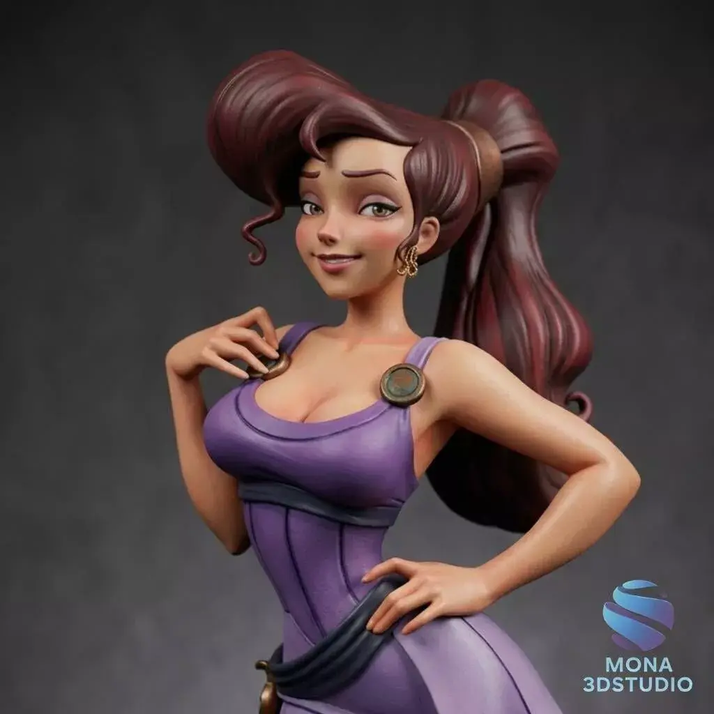 Megara from Hercules - Multi-Part 3D Printable Model 3D print model