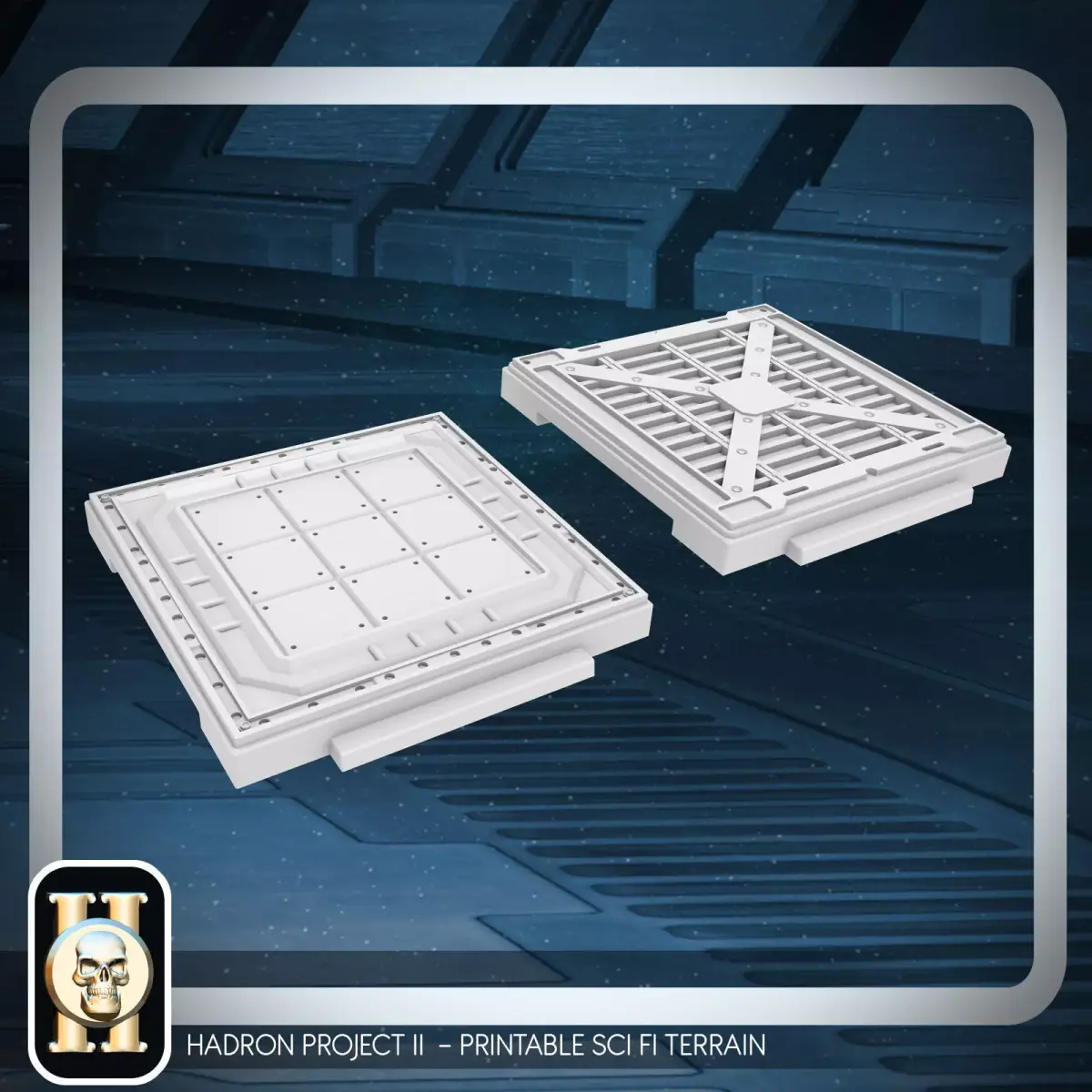 PACK - 3 SCI FI ASSEMBLABLE TILES 3D print model