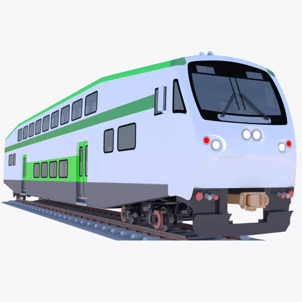 Bombardier BiLevel coach 3D model