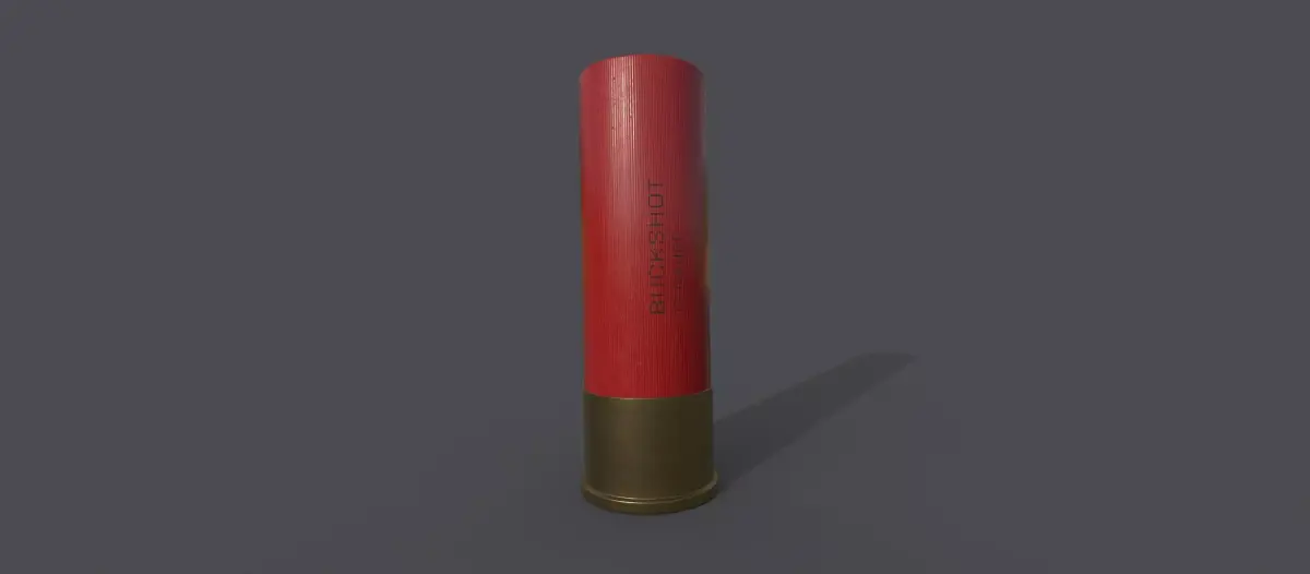 12 Gauge Buckshot 3D model