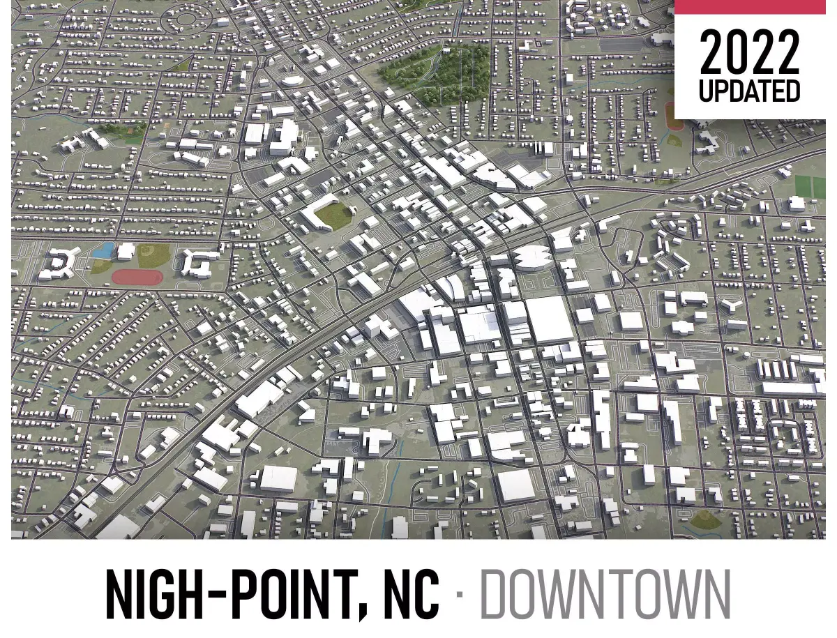 High-Point Low-poly 3D model