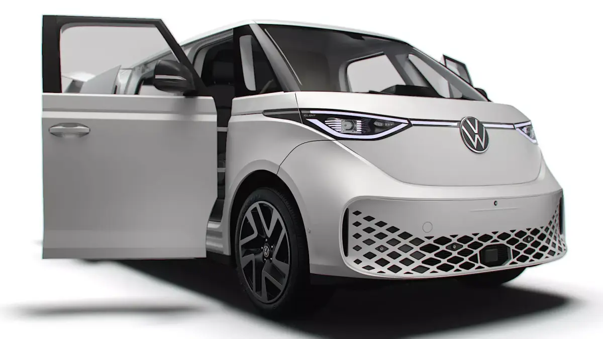 VW ID Buzz Cargo LWB HQInterior 2024 3D model