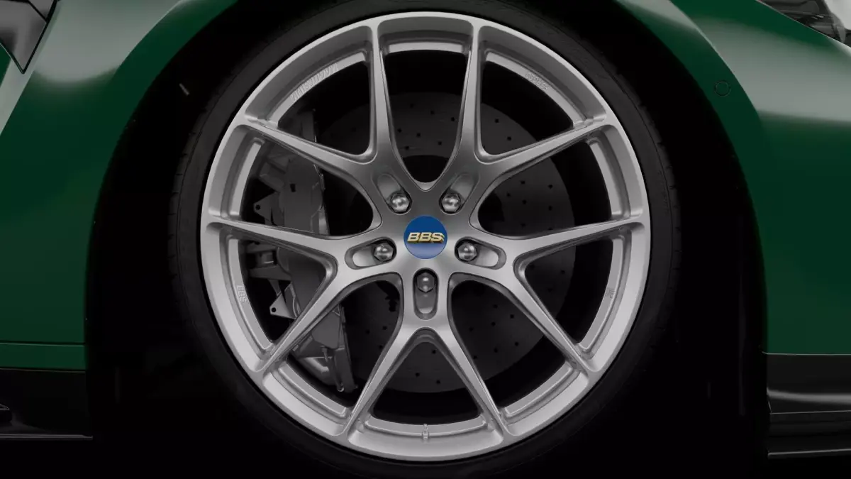 BBS MAG-R Wheel Low-poly 3D model