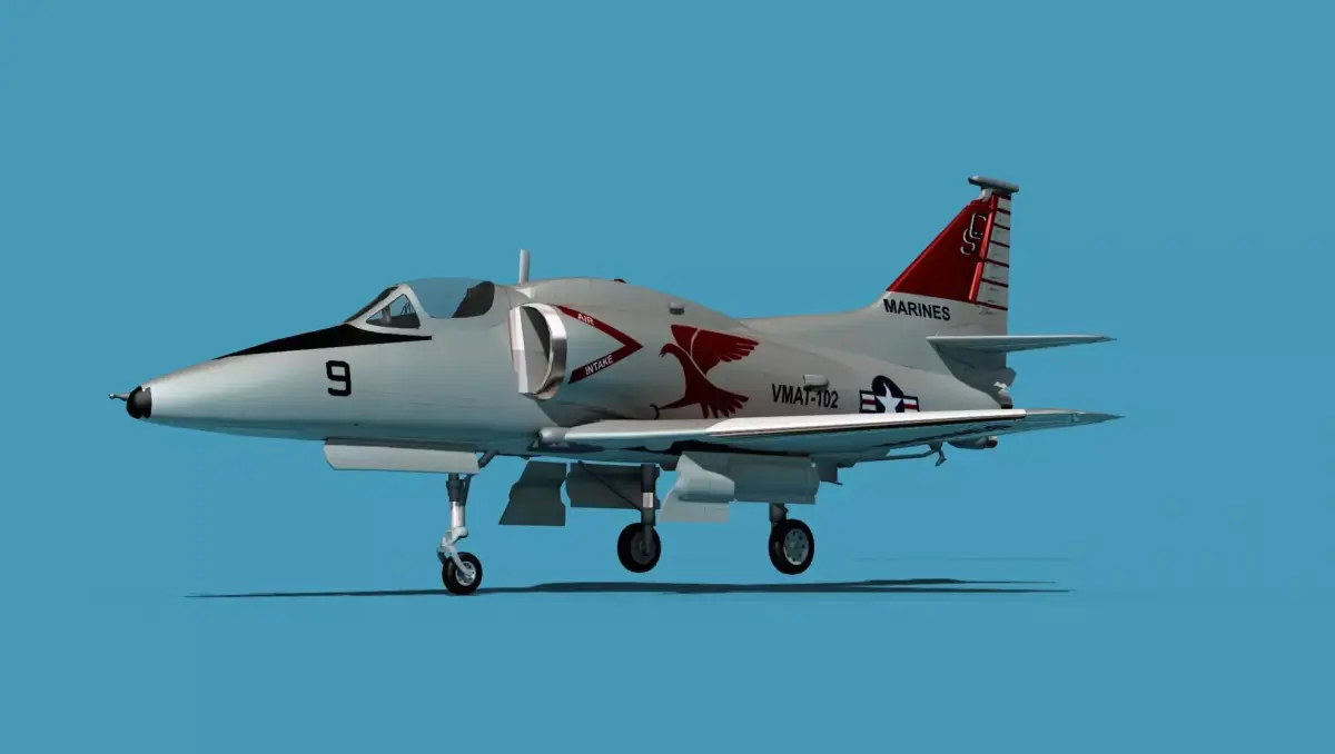 Douglas A-4M Skyhawk V07 USMC 3D model