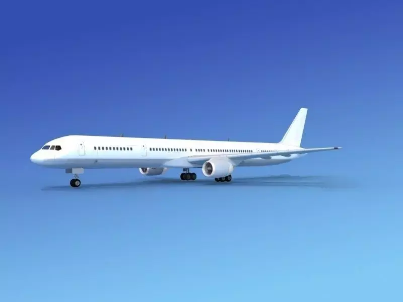 Boeing 757-300 Unmarked 1 3D model