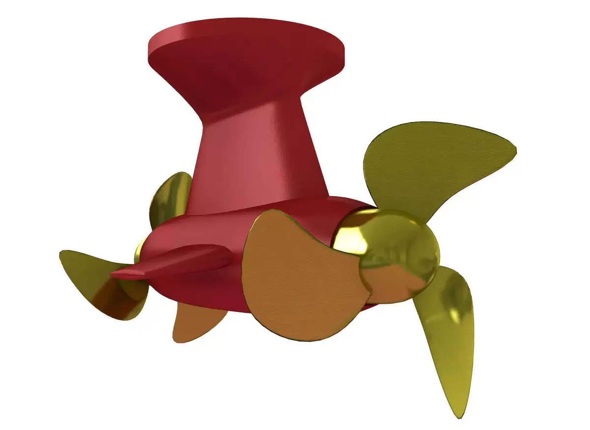 AZIMUTH THRUSTER PROPELLER 3D model