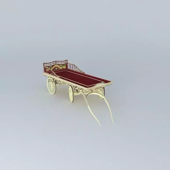 Burton Flatbed Tinker's Wagon Free 3D model