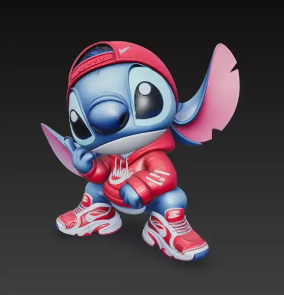 Stitch - street cloth 3D print model