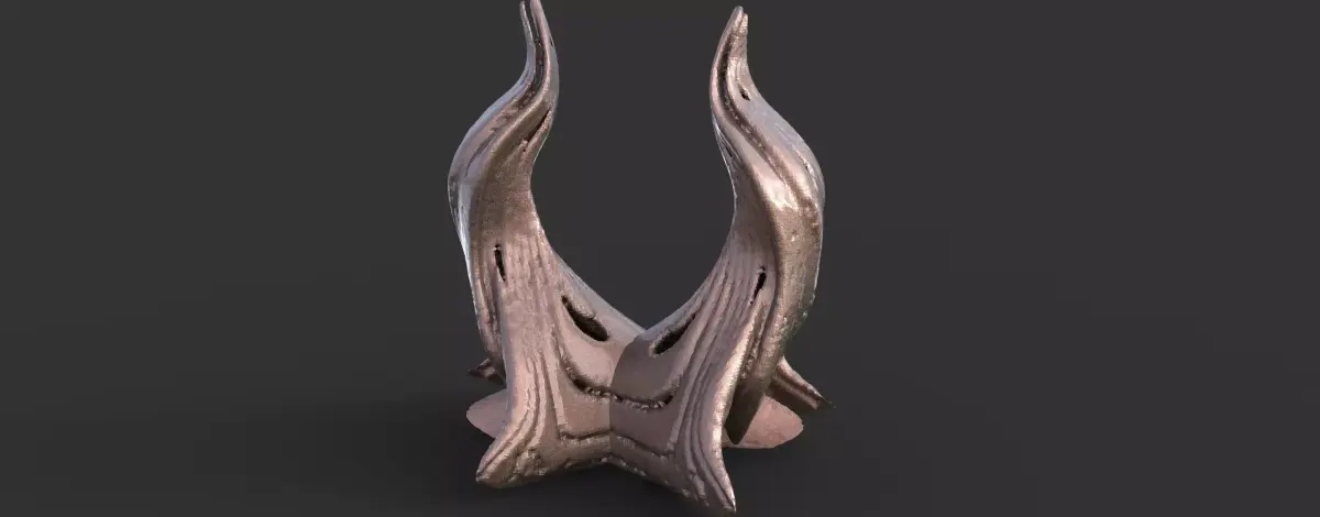 Art Novo Modern art ornament horn 3D model