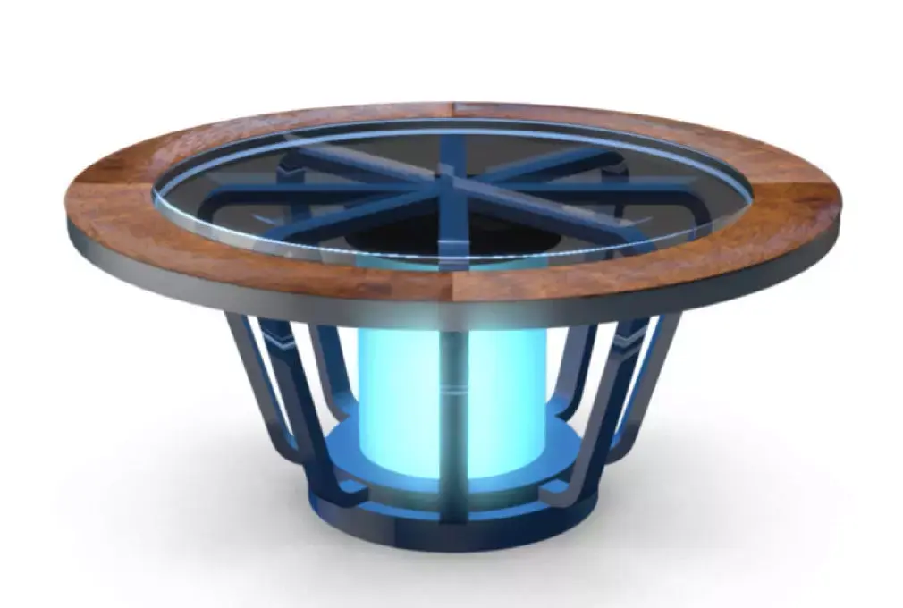 Virtual TV Studio News Desk 1 Free 3D model