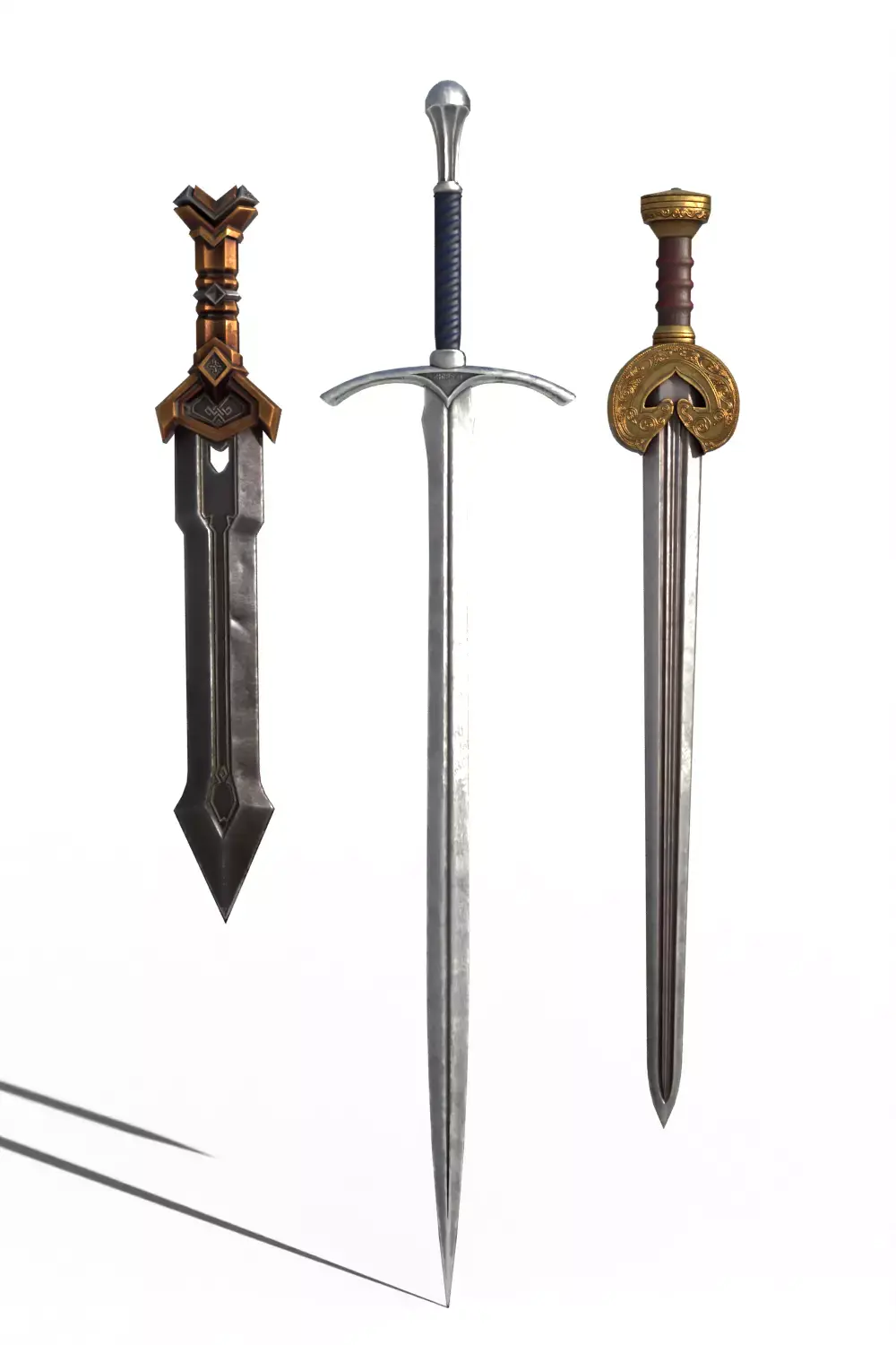 Lotr Swords 3D model