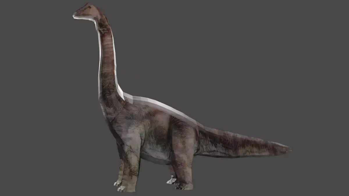 BRACHIOSAURS DINOSAUR Low-poly 3D model