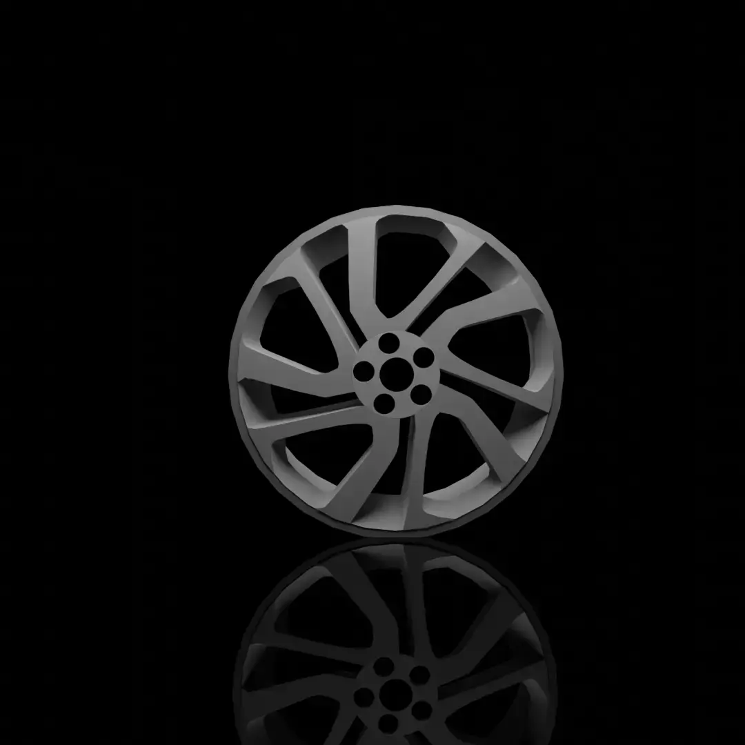 range rover wheel OBJ Free 3D model
