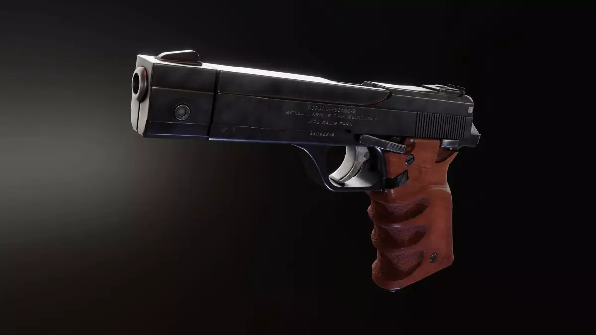 Benelli MP3 B76 series Low-poly 3D model