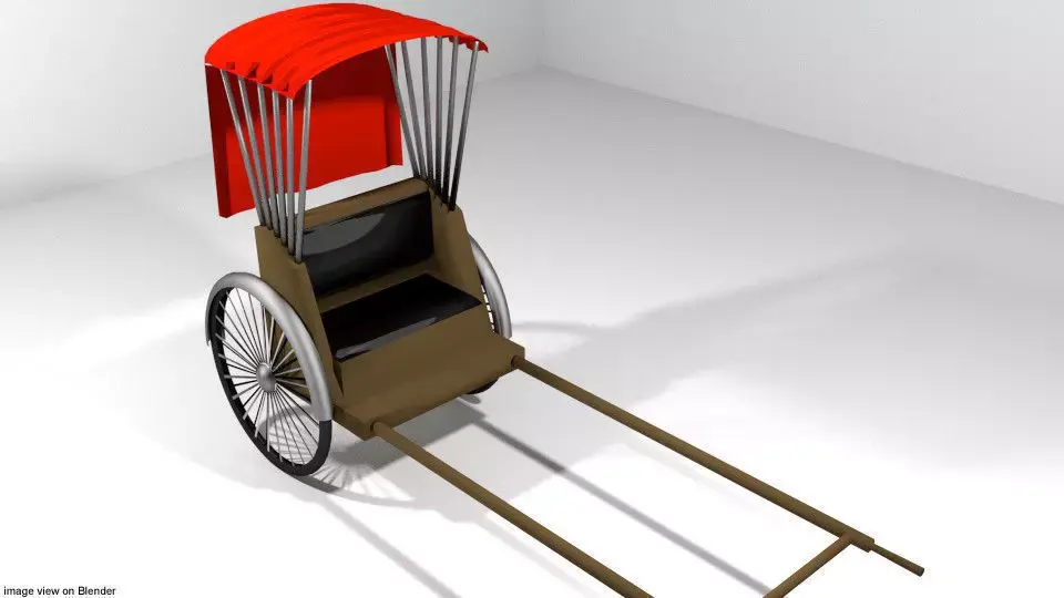 Rickshaw - Basic 3D model