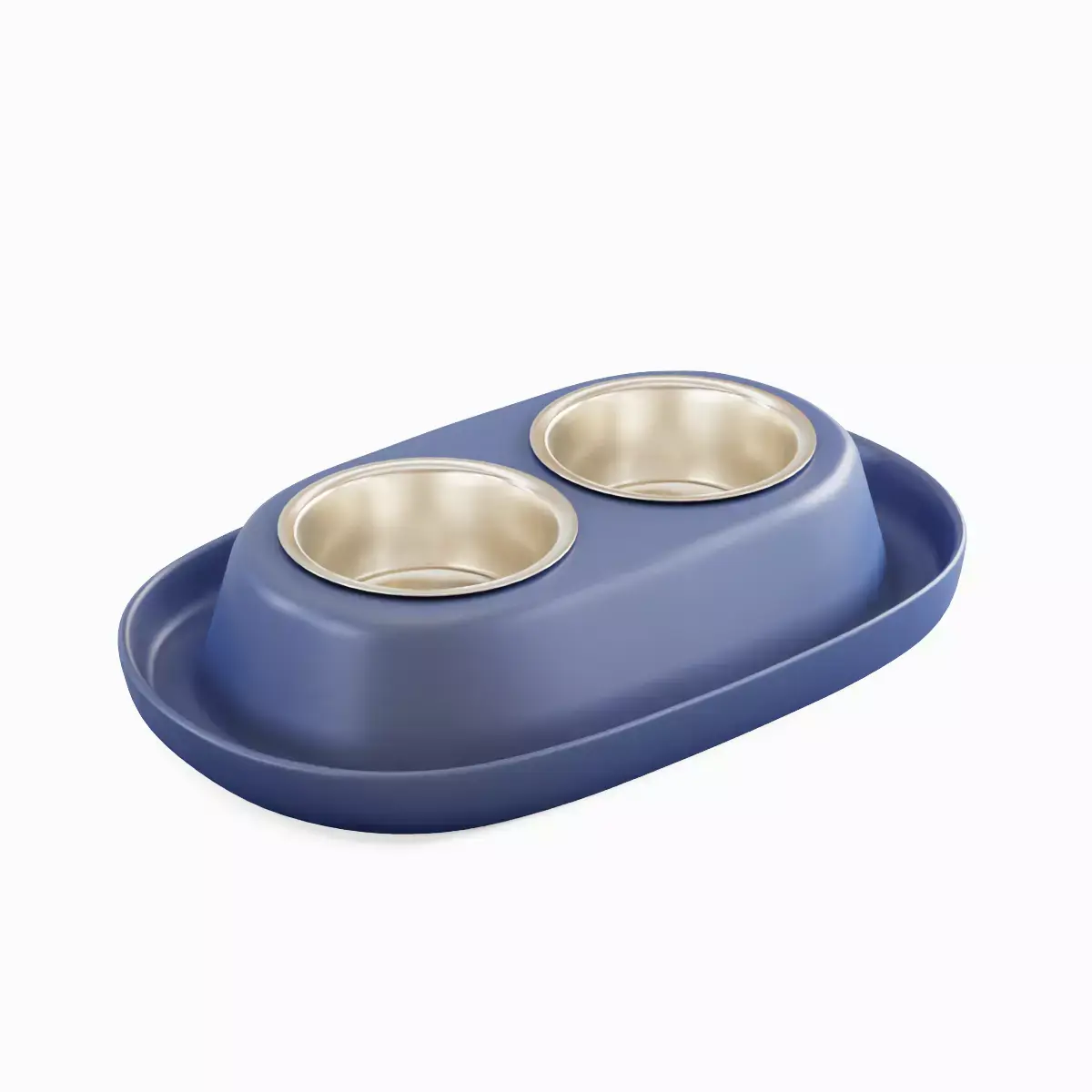 Plastic Pet Bowl 01 3D model