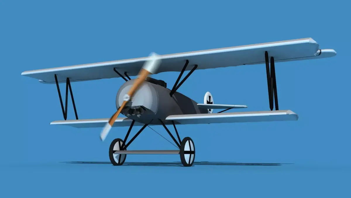Fokker D-VI V00 3D model