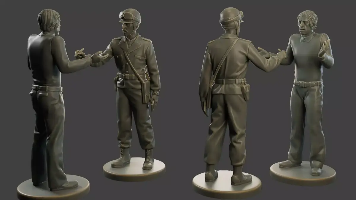 CzechSlovak Communist police Motorcycle CCPM1 4 3D print model