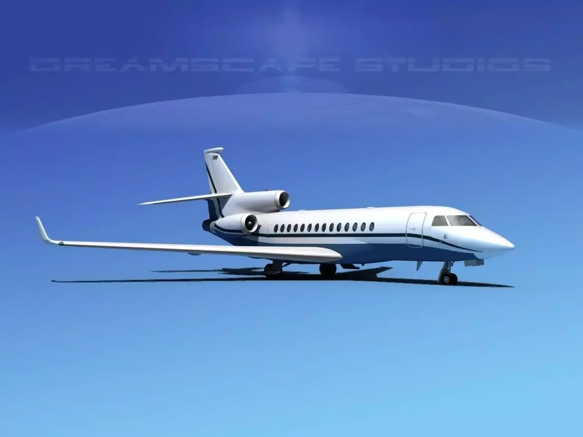 Dassault Falcon 7X V21 3D model