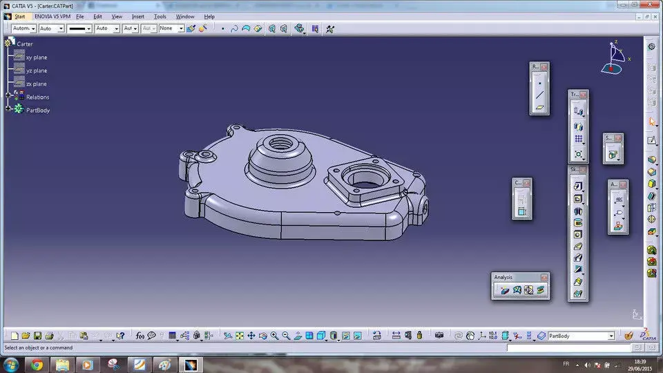 Carter 2 metal part Free 3D model