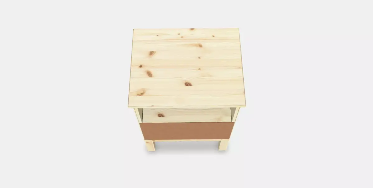 TARVA Nightstand Low-poly 3D model
