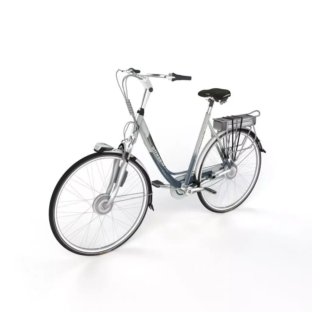 3D Gazelle Orange Bicycle model 3D model