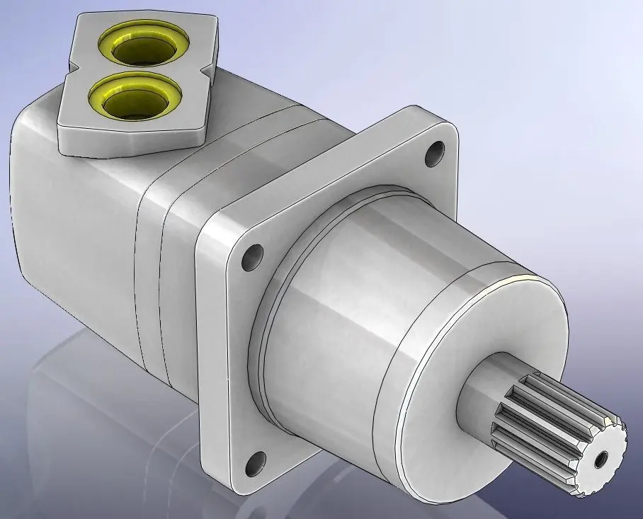 HYDRAULIC MOTOR EATON M06 490 AC Free 3D model