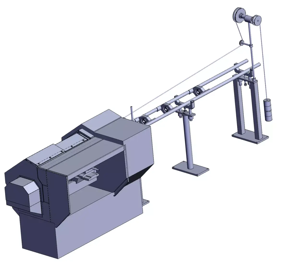 CNC Mechanical Automatic Feeder  3D model