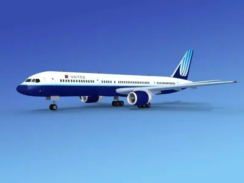 Boeing 757-200 United 1 3D model