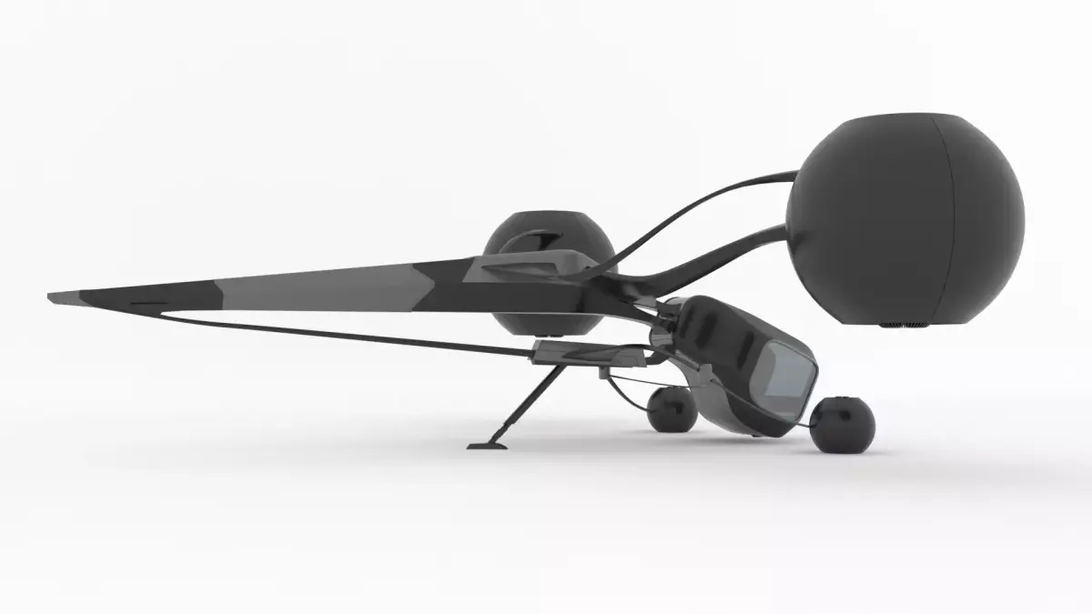 Futuristic Aircraft - 01 3D model