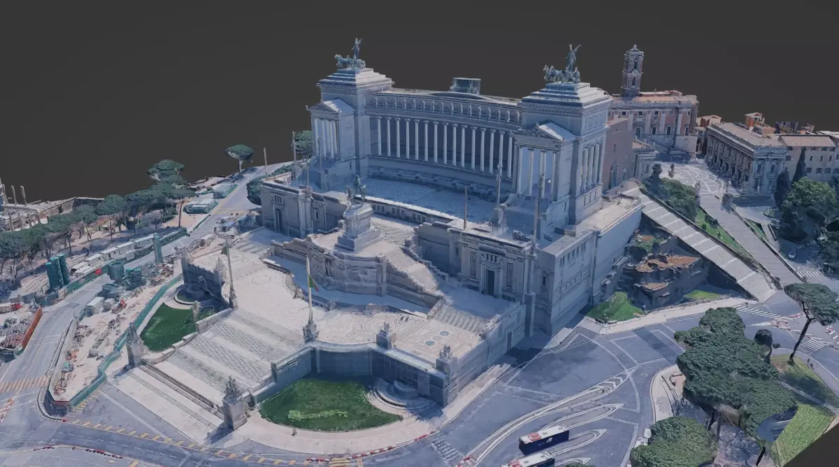 Altare della Patria Rome 3D Scan Single Material 3D model