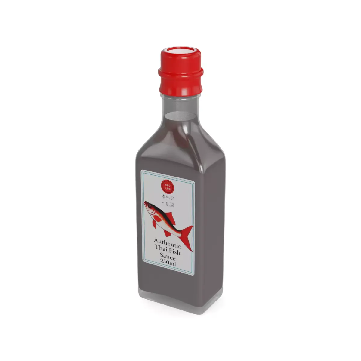 Canned and Jarred Goods Fish Sauce 3D model