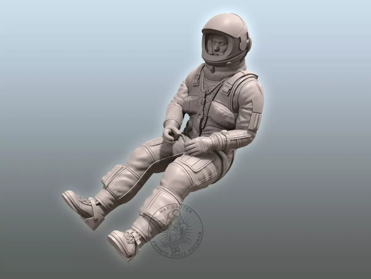 SR-71 Blackbird Pilot 3D print model