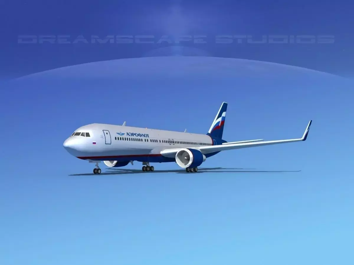 Boeing 767-300 Jetliners Collection 3D model