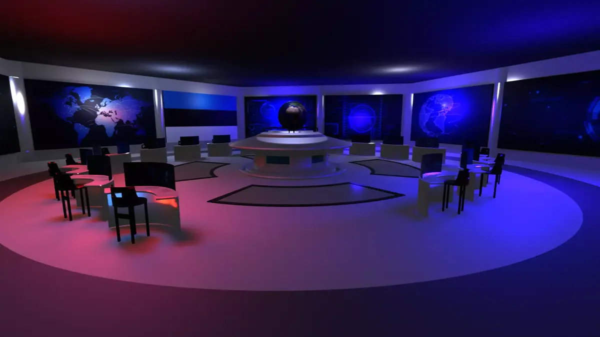 Command Center - Control Room- Military Base - Estonia Low-poly 3D model
