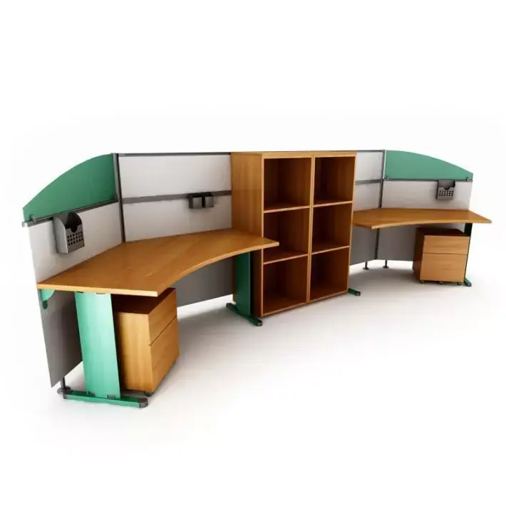 Complete Sectional Office 3D model