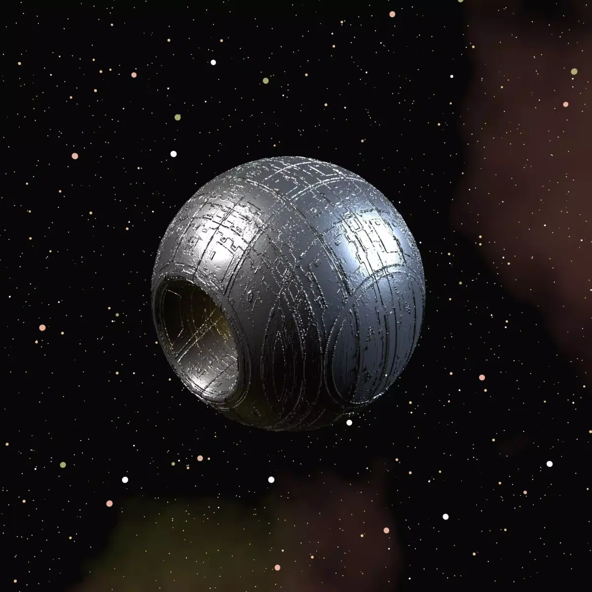 Sci-fi planet 3D model buy