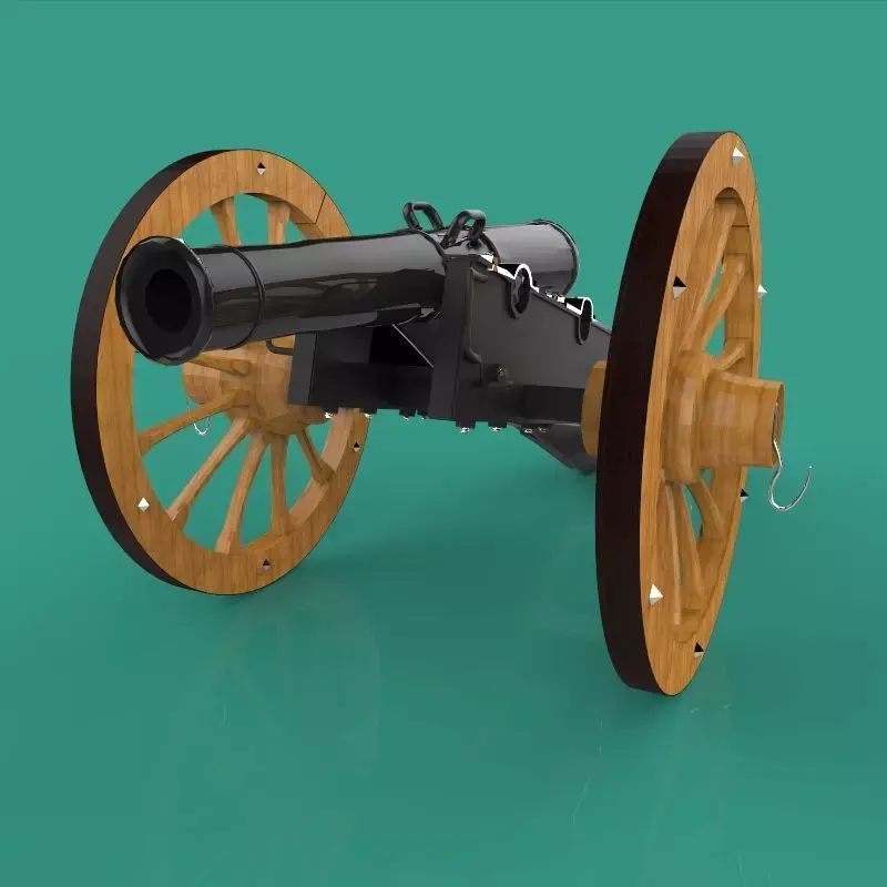 Field Gun 3D model