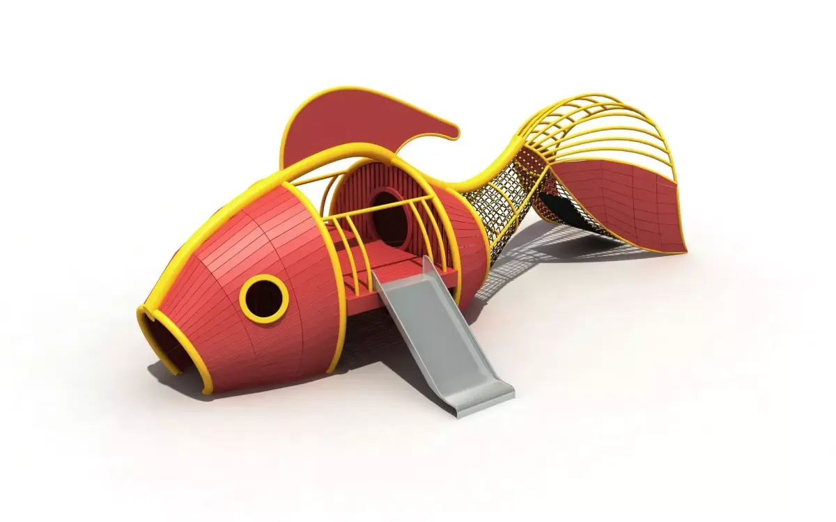 Kids outdoor commercial play structure 3D model 3D model 29
