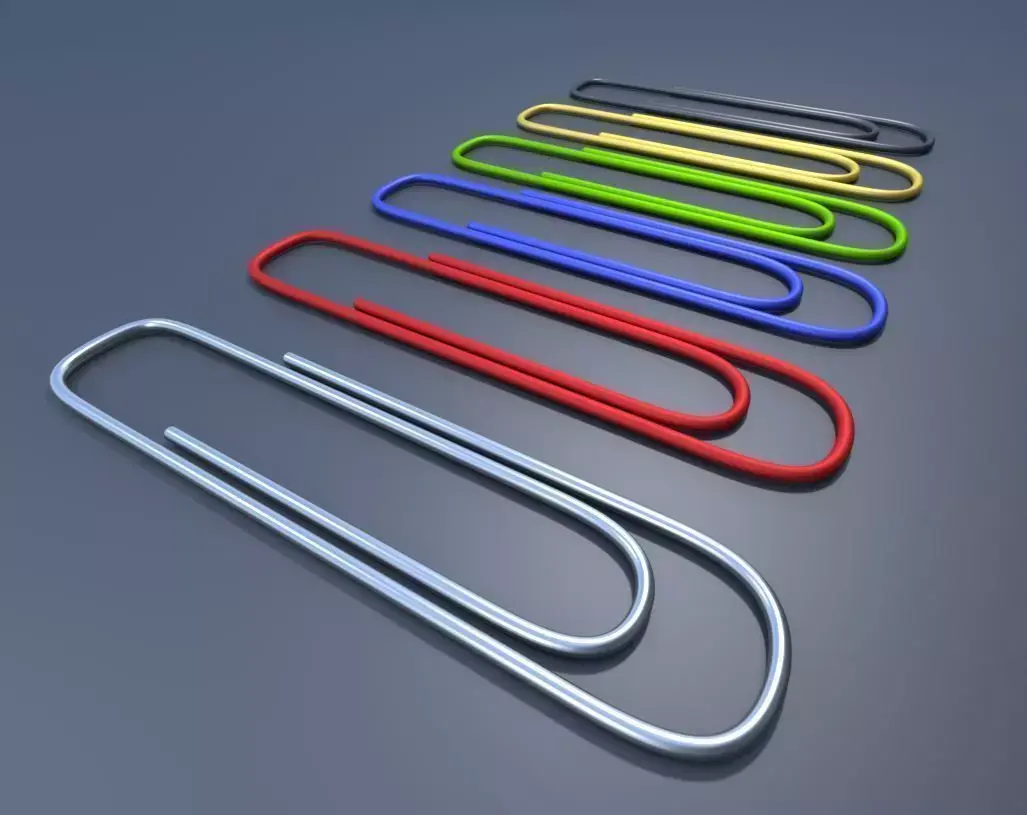 Paperclips paper clips 3D model