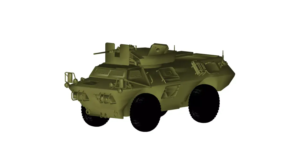 Armored Security Vehicle 3D model